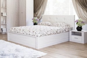 Гамма-20 Кровать с мягким изголовьем (SV-мебель)